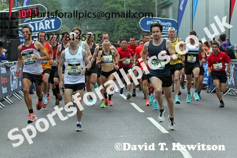 2021 Great North 10k, Gateshead. Photo: David T. Hewitson/Sports for All Pics